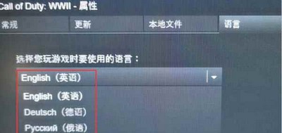 怎么调使命召唤14二战俄区中文 俄区中文设置方法