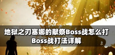 地狱之刃塞娜的献祭怎么打Boss战 Boss战打法详解