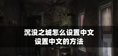 沉没之城中文怎么设置 设置中文的方法