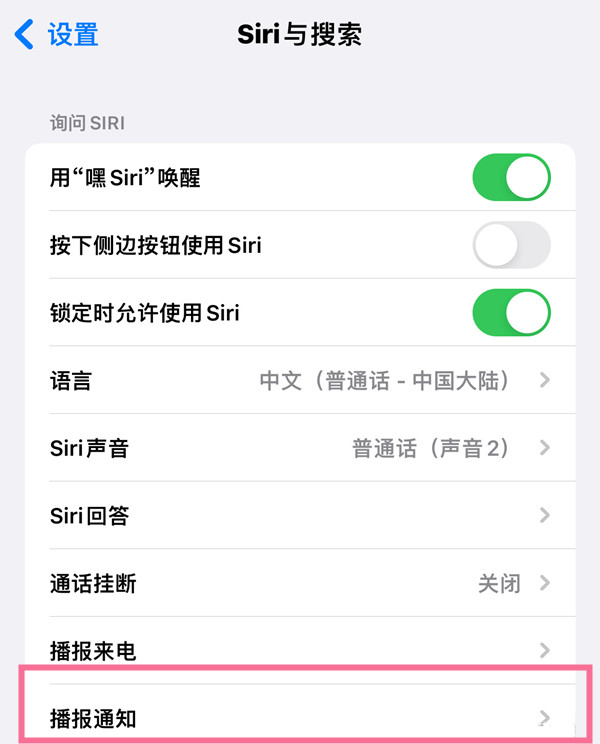 ios播报短信功能怎么关掉