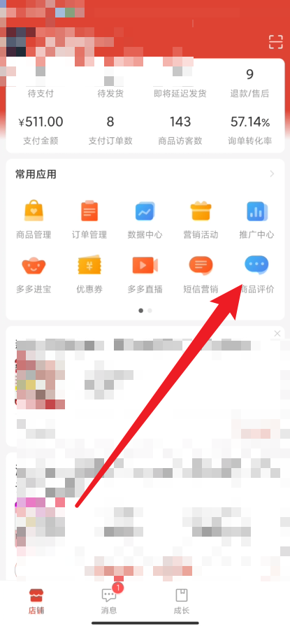拼多多商家版如何举报评论