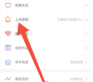 百合婚恋怎么打开上线提醒 打开上线提醒方法介绍
