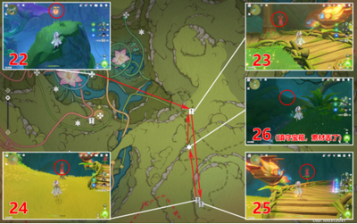 原神蔓生溪谷南礼券全收集攻略 蔓生溪谷南礼券位置分布一览[多图]图片9