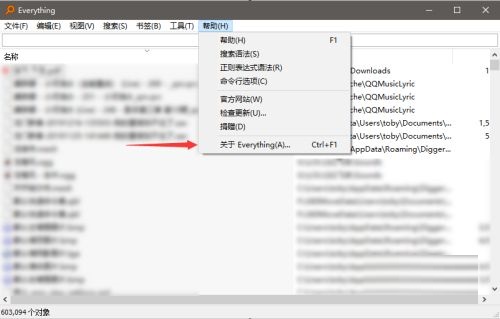Everything在哪查看版本号?Everything查看版本号的方法截图