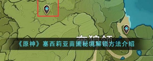 原神塞西莉亚苗圃秘境怎么解锁 解锁方法介绍