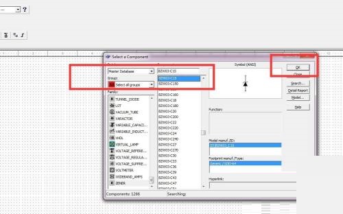 multisim怎么绘制BZW03-C15二极管?multisim绘制BZW03-C15二极管教程截图