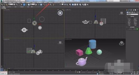 3dmax怎么调节交叉选和框选